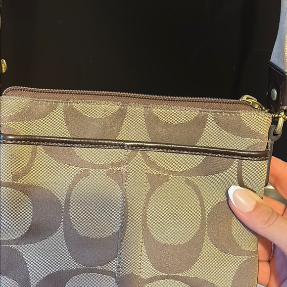 Coach Brown and Tan Crossbody Bag - Picture 5 of 8